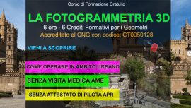 Palermo corso fotogrammetria gratuito