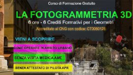 vicenza corso fotogrammetria gratuito