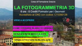 lucca corso fotogrammetria gratuito