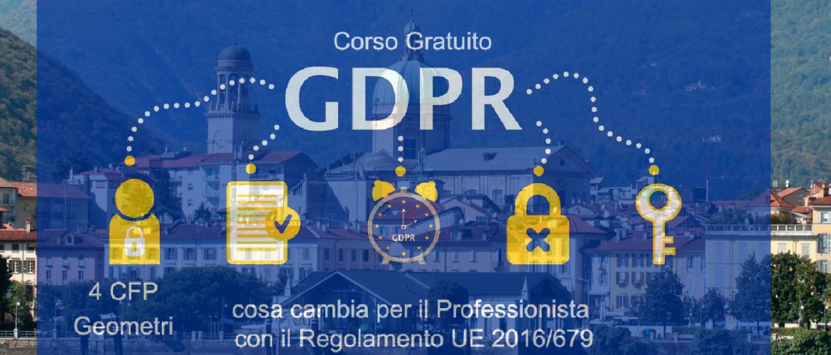 verbania- corso dgpr