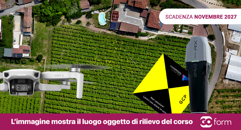 Come rilevare un terreno con drone